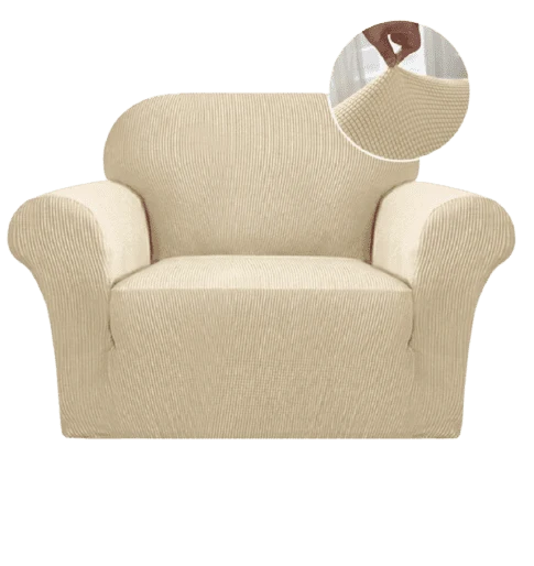 Housse fauteuil Crème
