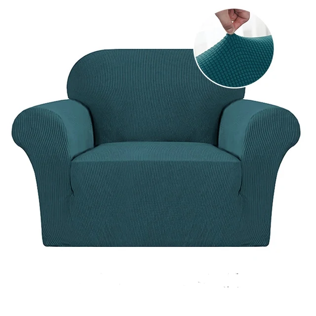 Housse fauteuil Bleu Canard