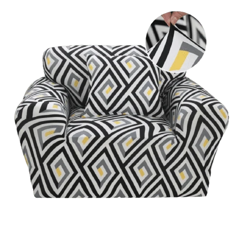 Housse fauteuil Moderne Géométrique