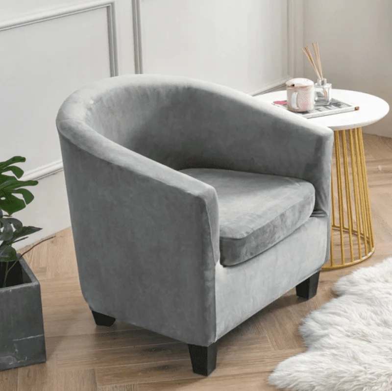 Housse fauteuil Cabriolet Velours Gris