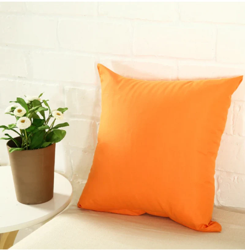 Housse de coussin 45x45 Orange