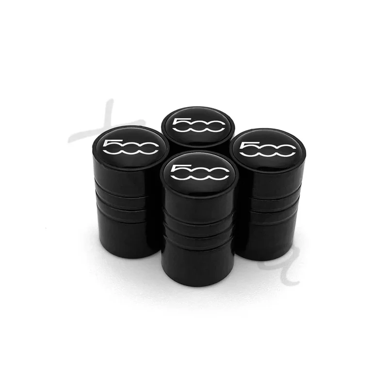 Bouchons de Valve Fiat 500 2007-2015 Alliage Aluminium