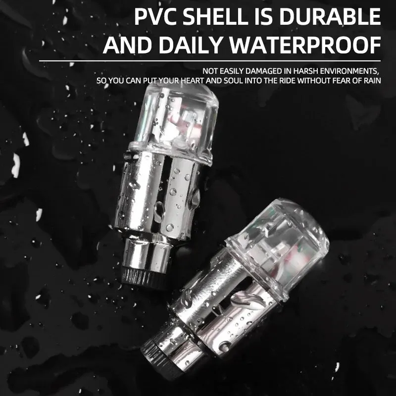 Bouchons de Valve Universels LED Lumineux Multicolores