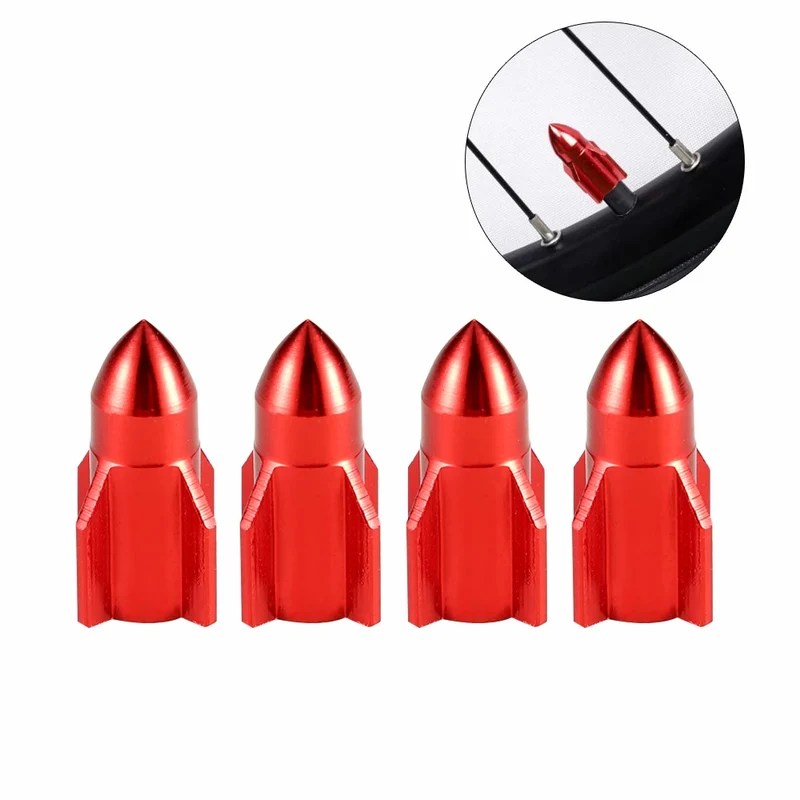 Bouchons de Valve Universels Grenade Aluminium Anodisé