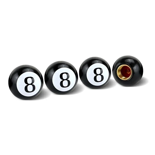 Bouchons de Valve Universels Boule Ronde Anti-Poussière