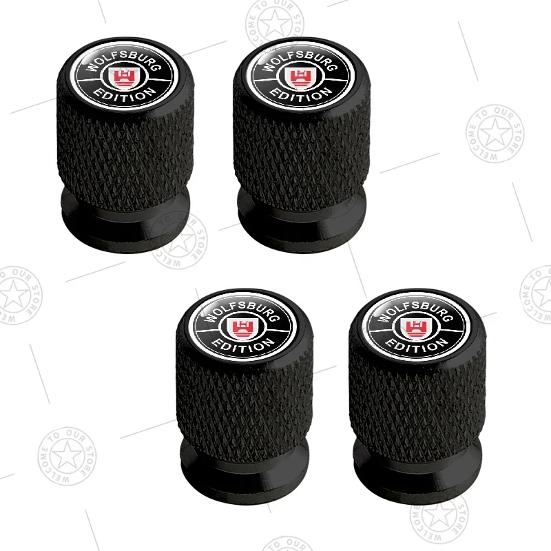 Bouchons de Valve Volkswagen Golf Polo Passat Aluminium Wolfsburg
