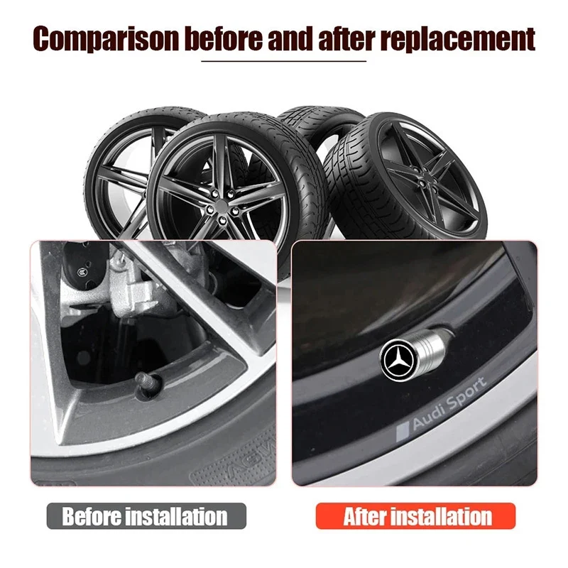 Bouchons de Valve Mercedes Benz AMG W205 W213 Sport