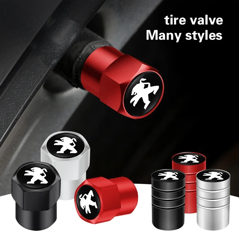 Bouchons de Valve Peugeot 208 308 508 Anti-Poussière