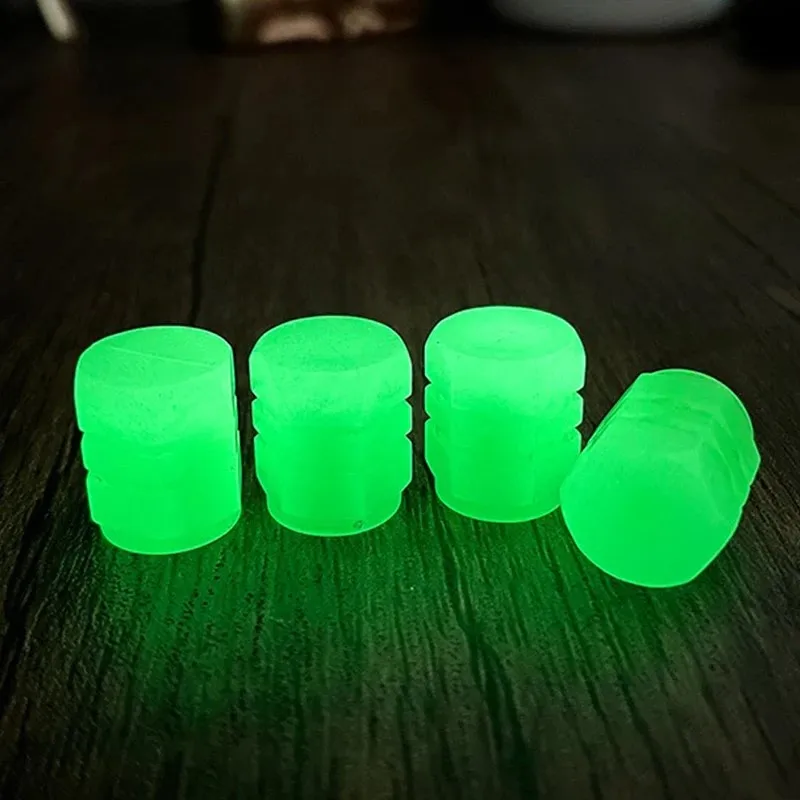 Bouchons de valve universels lumineux fluorescents 20 pièces