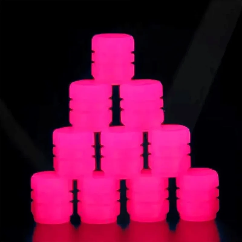 Bouchons de valve universels lumineux fluorescents 20 pièces