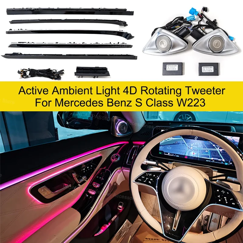 Éclairage d'Ambiance LED Mercedes Classe S W223