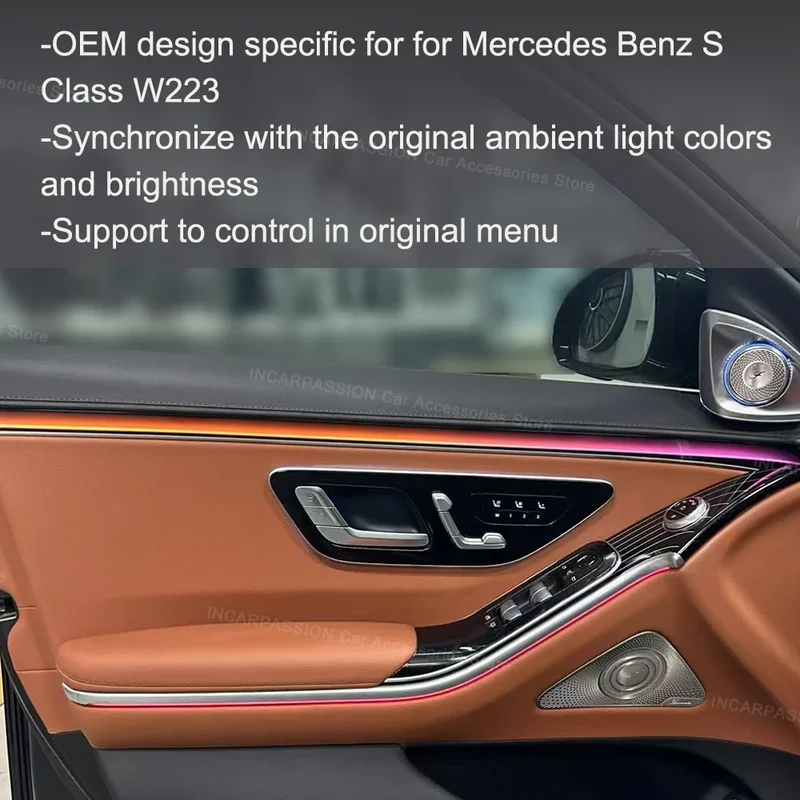 Éclairage d'Ambiance LED Mercedes Classe S W223