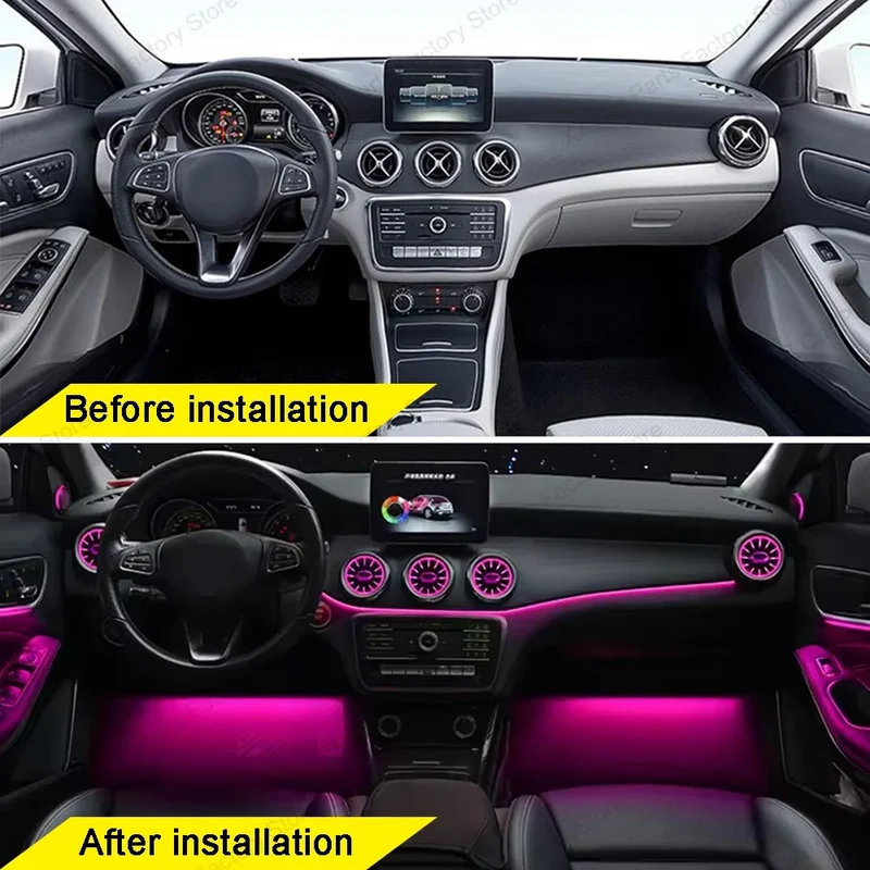Kit Lumière d'Ambiance Mercedes Classe A CLA GLA