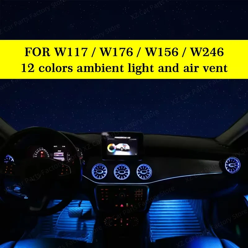 Kit Lumière d'Ambiance Mercedes Classe A CLA GLA