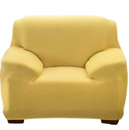 Housse fauteuil Jaune Moutarde