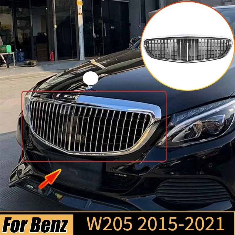Calandre Mercedes Classe C W205 Style Maybach 2015-2021
