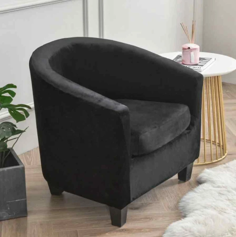 Housse fauteuil Cabriolet Velours Noir