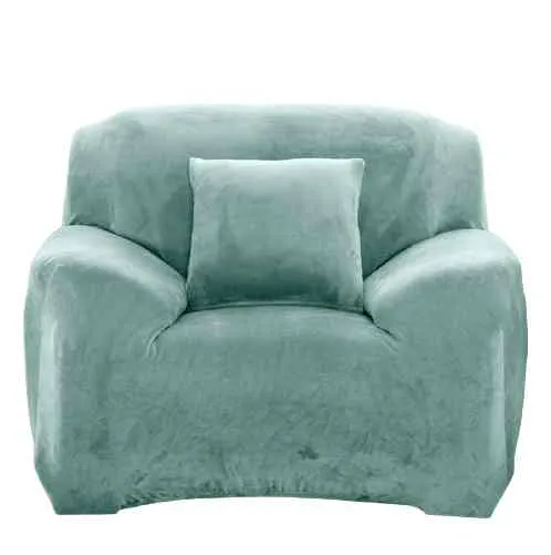 Housse fauteuil Velours Vert Menthe