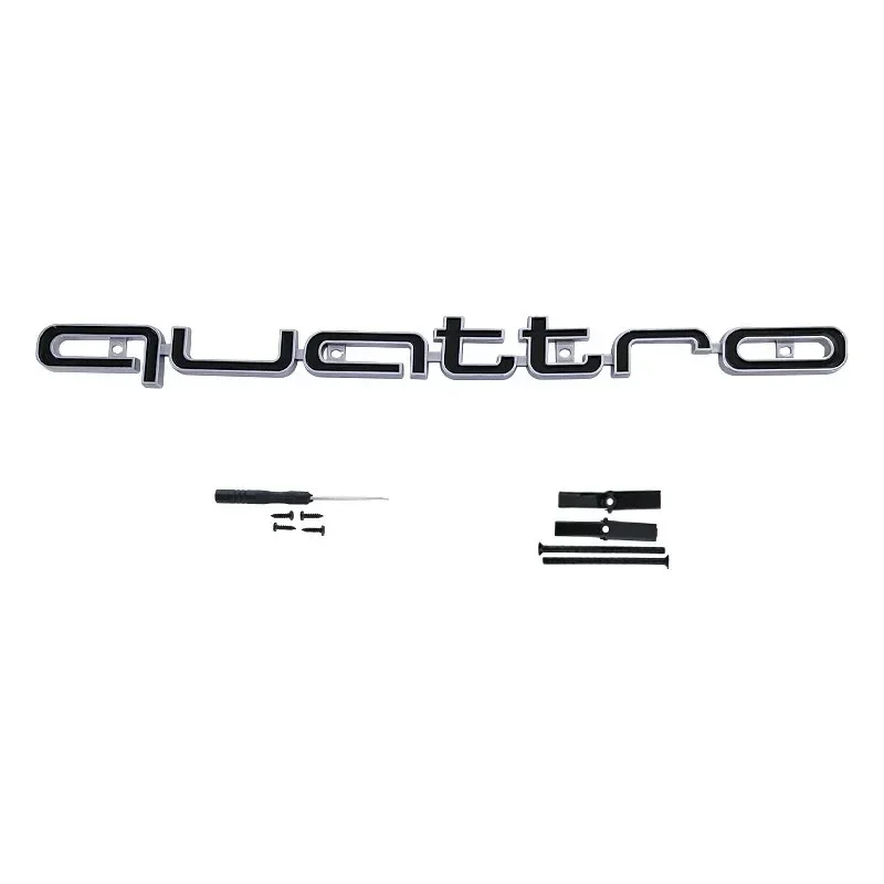 Emblème Quattro 3D Calandre Audi A3 A4 A6 Q5