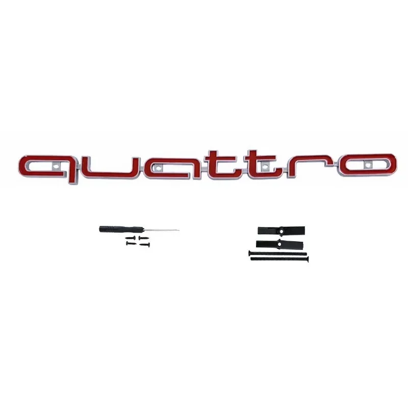 Emblème Quattro 3D Calandre Audi A3 A4 A6 Q5