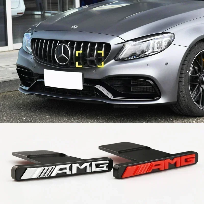 Emblème de Calandre Chromé Mercedes AMG