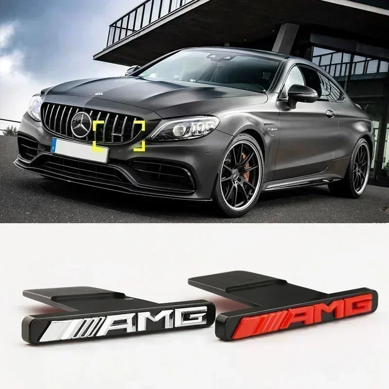 Emblème de Calandre Chromé Mercedes AMG