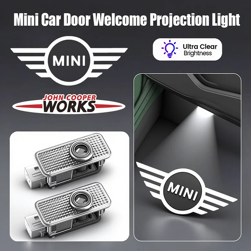 Projecteur de Portière LED HD Logo MINI Cooper JCW