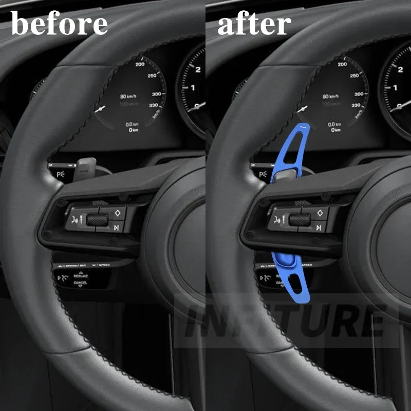 Palette au Volant Porsche Macan 911 2014-2019