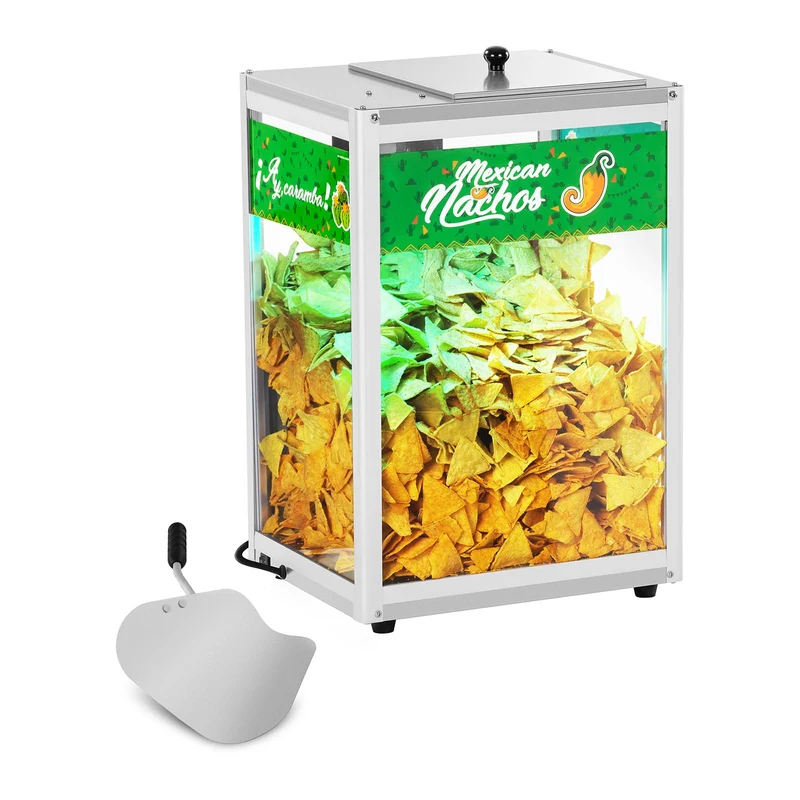 Machine à nachos 109 watts éclairage LED RGB acier inoxydable 14_0004903