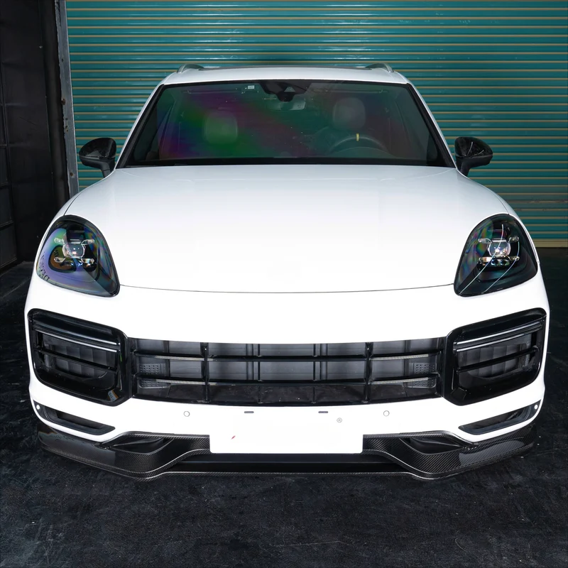 Lame Avant Porsche Cayenne Fibre de Carbone