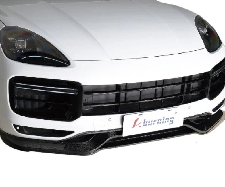 Lame Avant Porsche Cayenne Fibre de Carbone