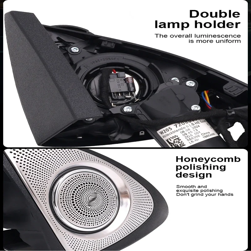 Tweeter Rotatif 3D Lumière d'Ambiance Mercedes Classe C E S