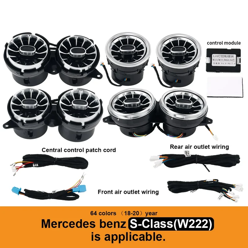 Buse de Turbine Lumière d'Ambiance Mercedes Classe C E S