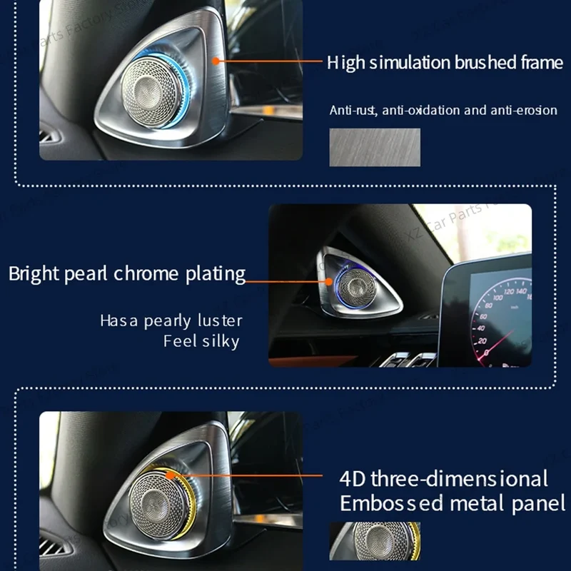 Tweeter Rotatif Lumière d'Ambiance Mercedes W205 W213 W222
