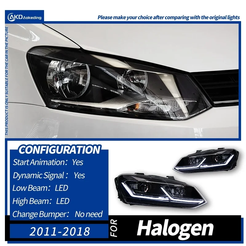 Phares LED VW Polo V 2011-2018