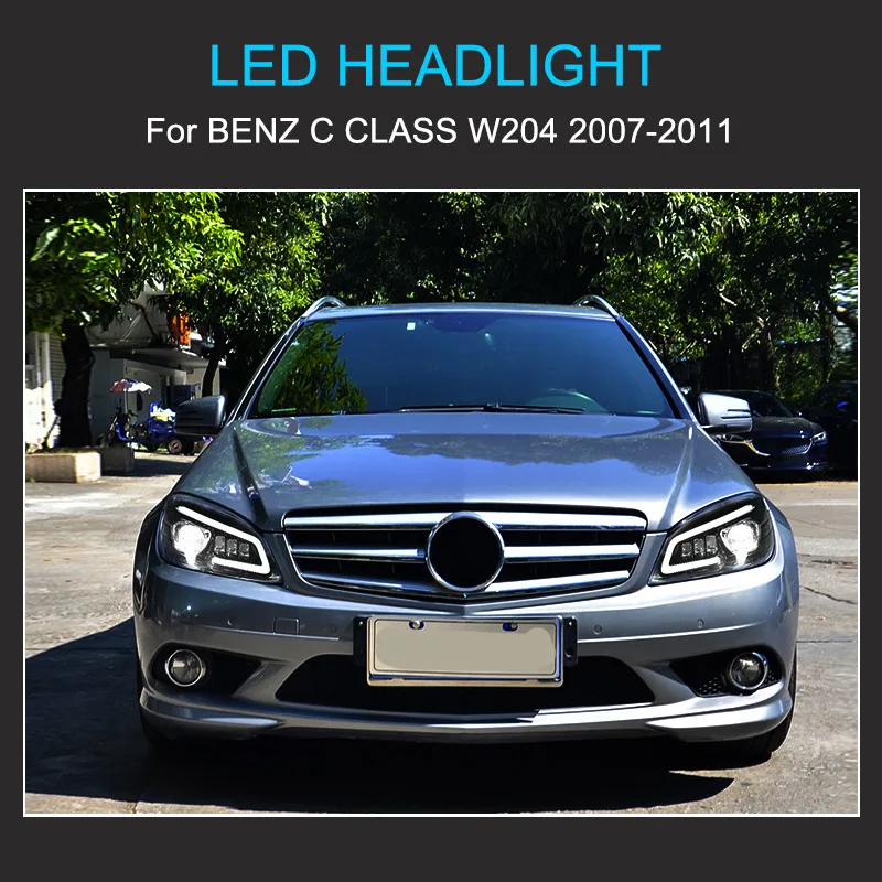 Phares LED Mercedes Classe C W204 2007-2011 halogène ou xénon