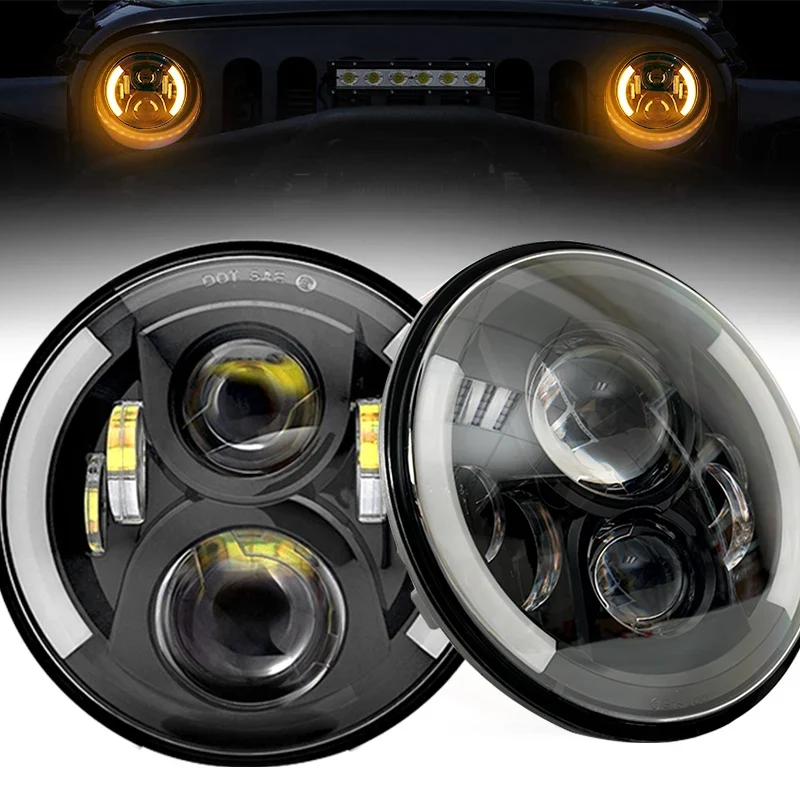 Phares LED Ronds 7 Pouces VW Coccinelle