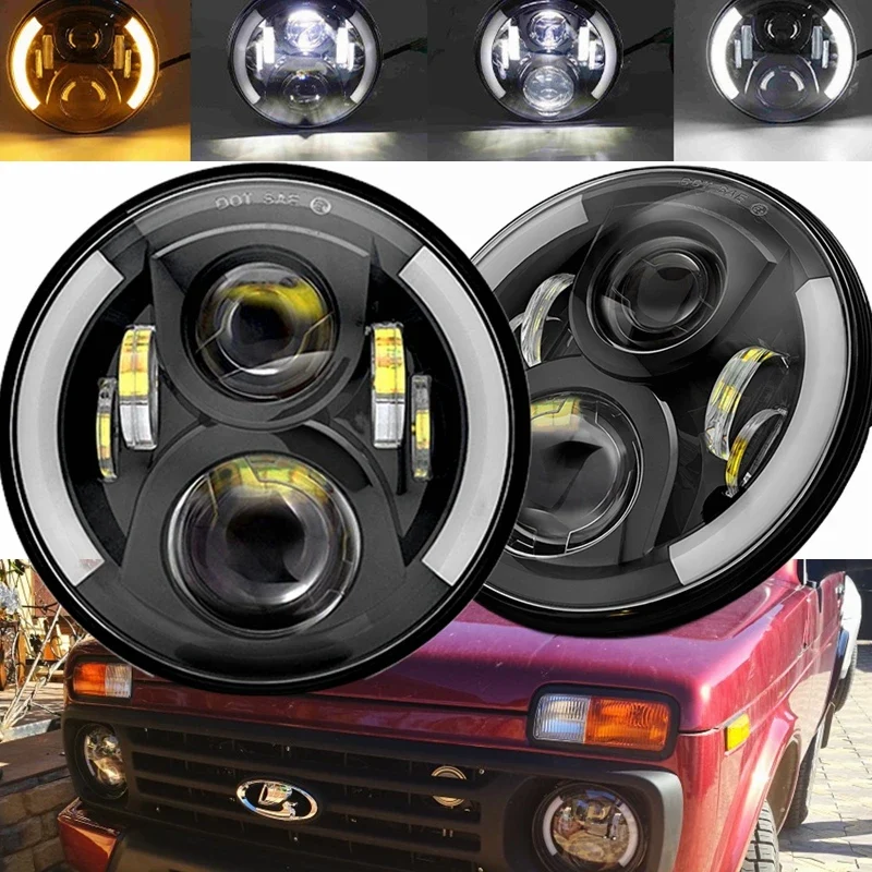 Phares LED Ronds 7 Pouces VW Coccinelle