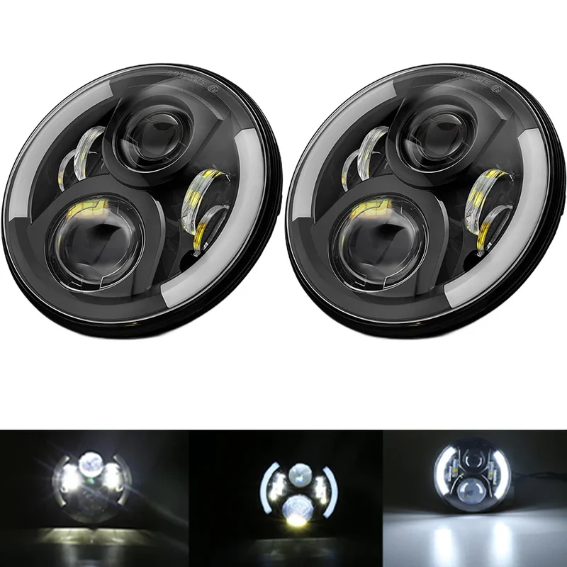 Phares LED Ronds 7 Pouces VW Coccinelle