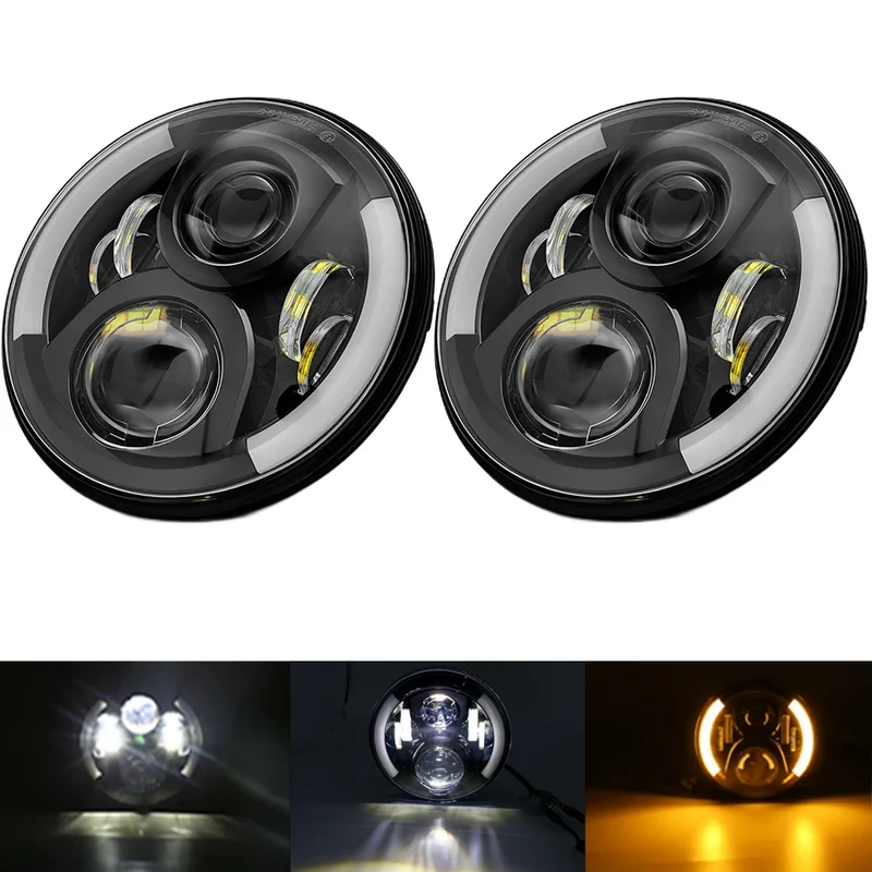 Phares LED Ronds 7 Pouces VW Coccinelle