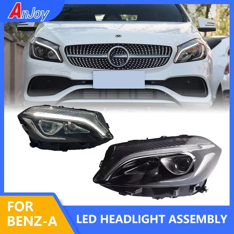 Phares LED Mercedes Classe A W176 2013-2018 lentille bifocale