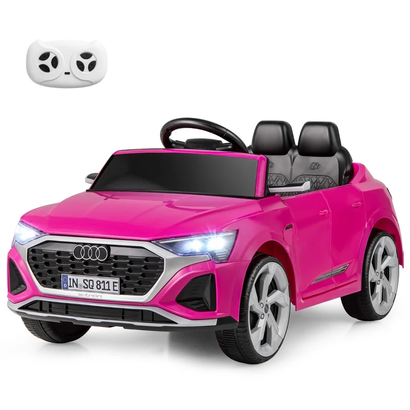 Voiture électrique 98 x 49 x 43 cm 2 modes de conduite convertible ambiance fun finition PP rose 20_0014657