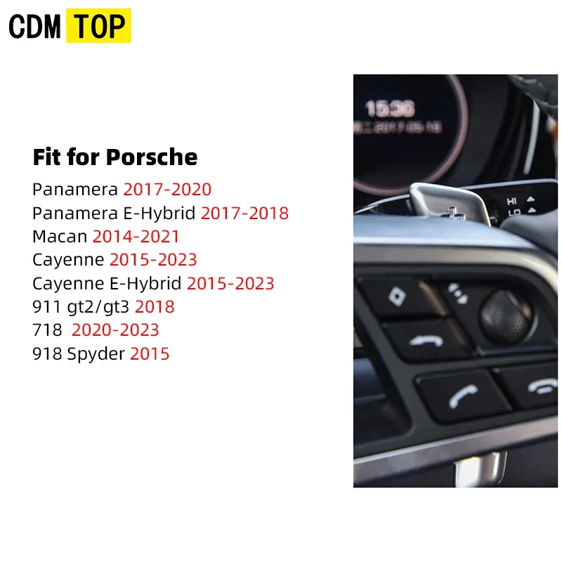 Palette au Volant Porsche Macan Cayenne 911