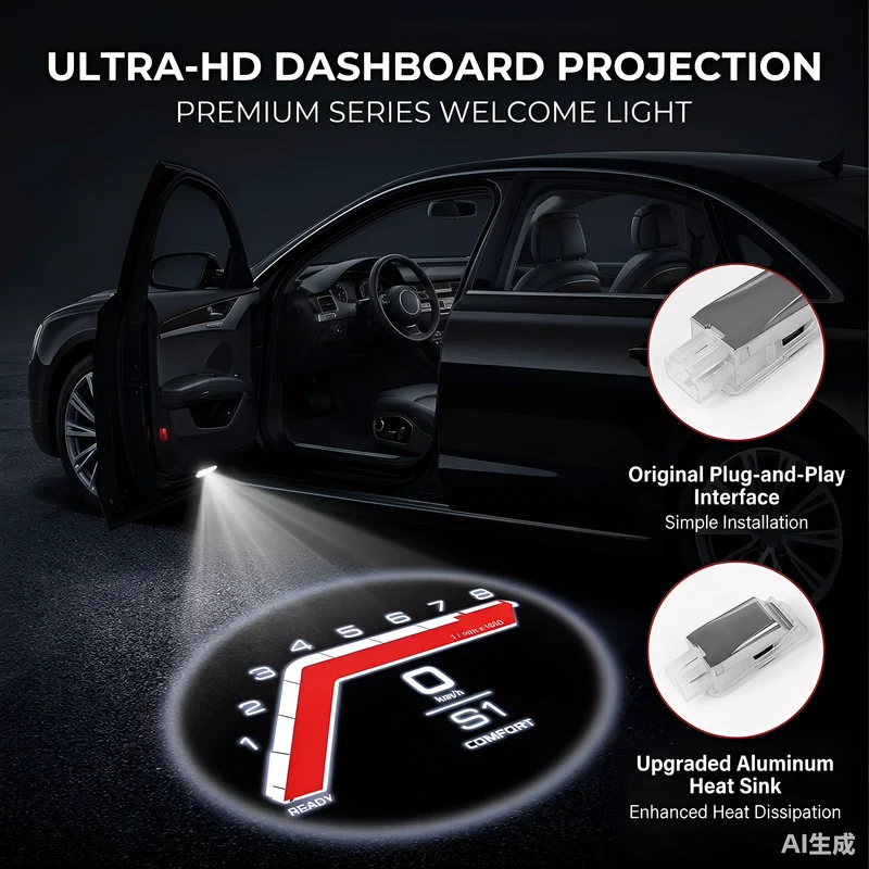 Projecteur de Portière Audi A4 A5 A6 A7