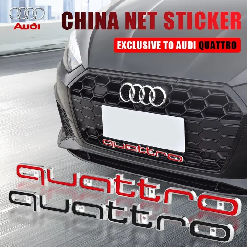 Emblème Calandre Audi Quattro