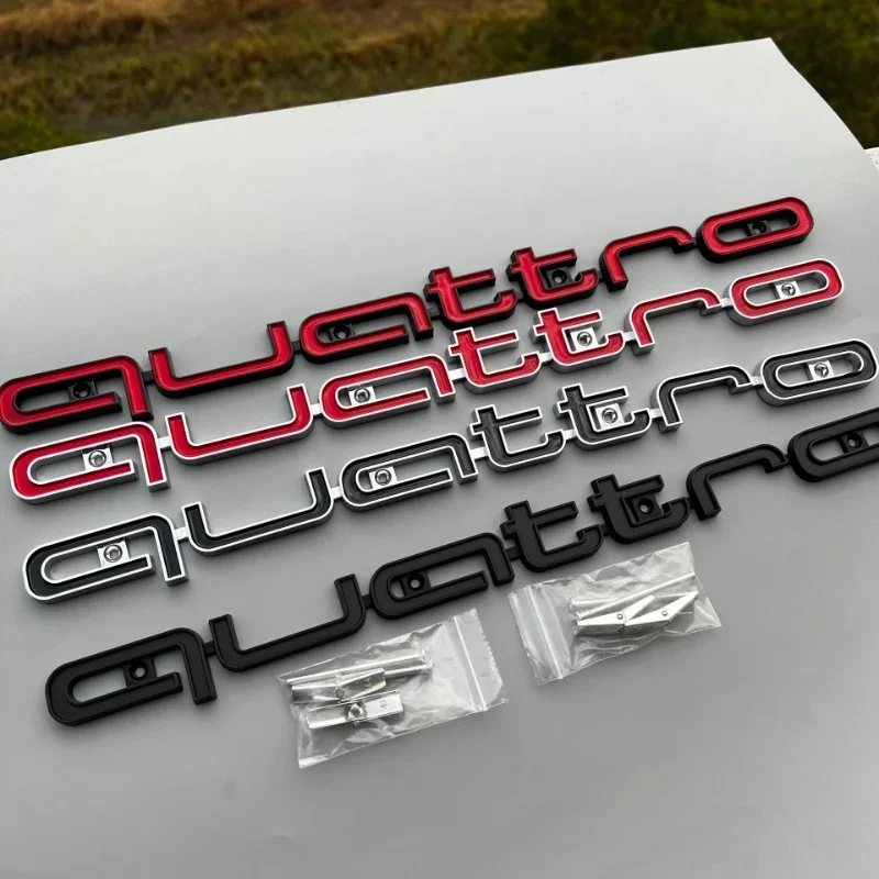 Emblème Calandre Audi Quattro