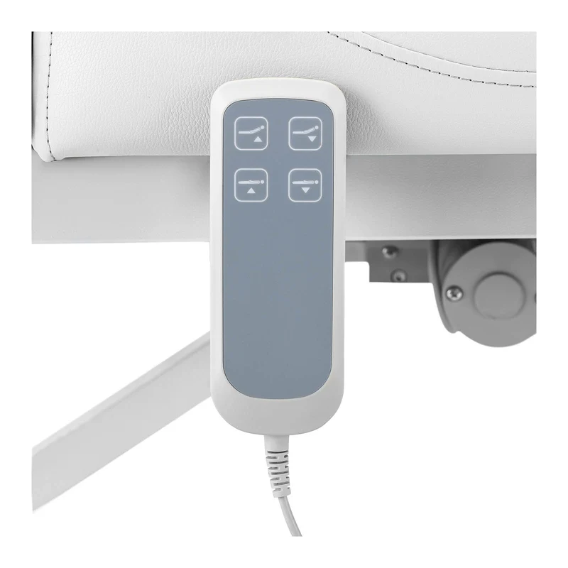 Table de massage professionnelle électrique lit de massage table de soin kiné 2 moteurs blanc 200 kg 14_0007750