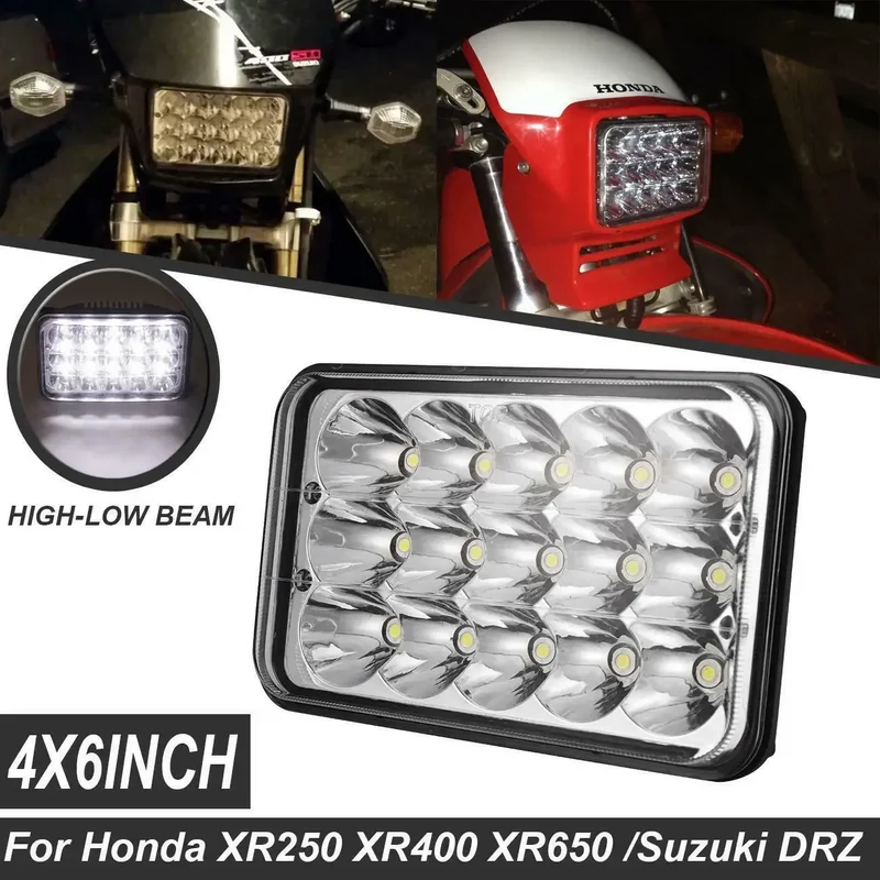Phares LED 4x6 5 Pouces Jeep Cherokee XJ