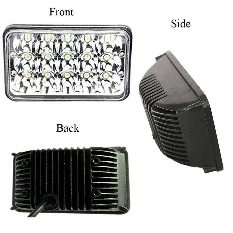 Phares LED 4x6 5 Pouces Jeep Cherokee XJ