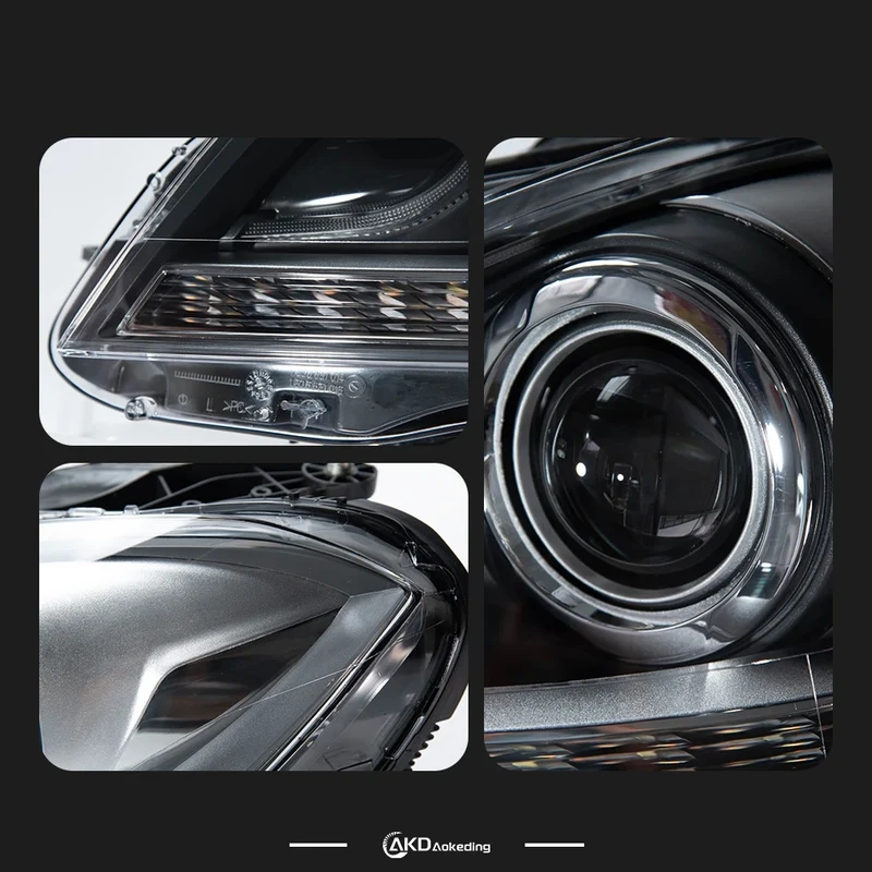 Phares LED Mercedes Classe C W204 2011-2013 double optique